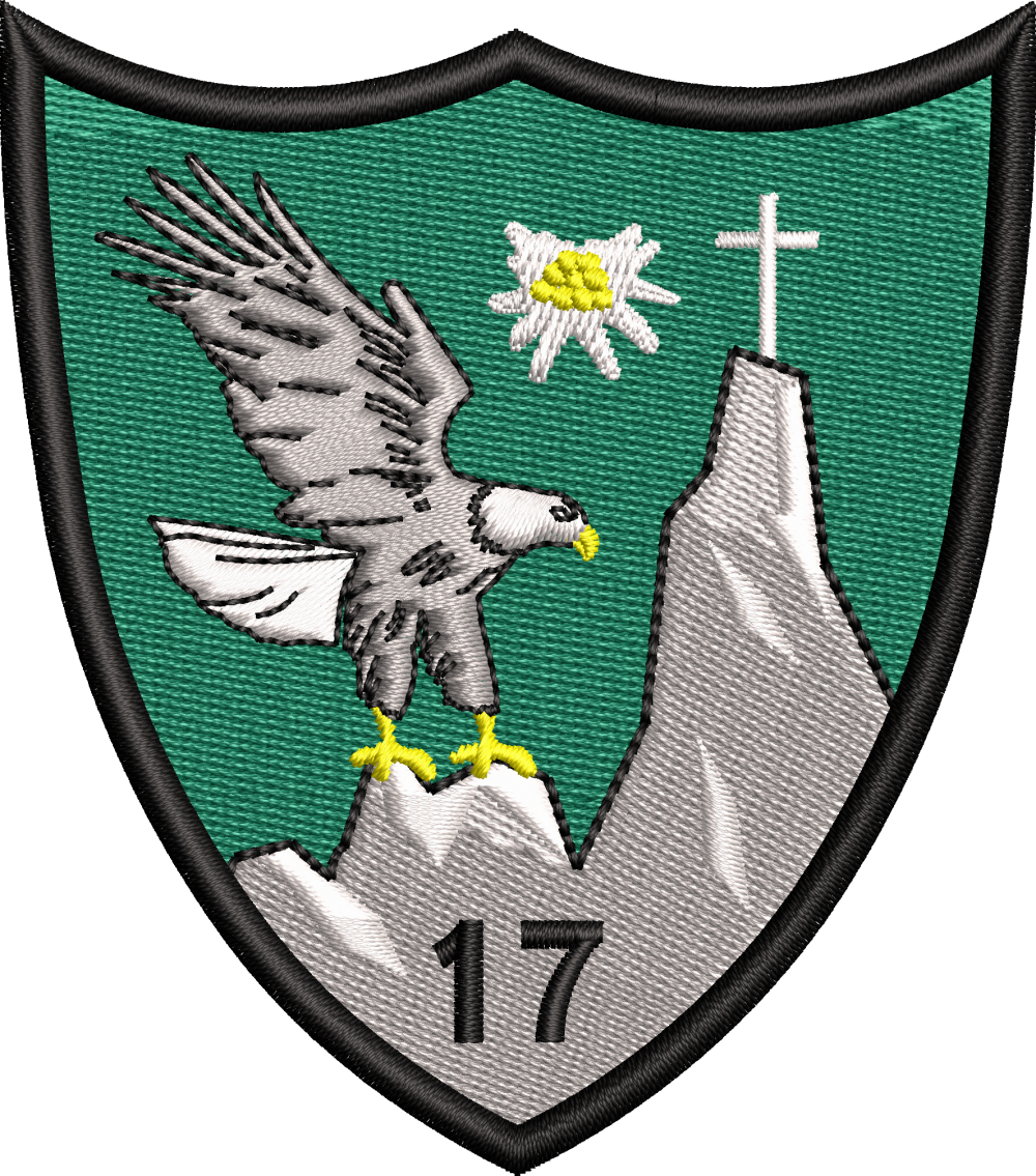 Emblema Batalionul 17 Vanatori de Munte DRAGOS VODA